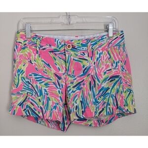 Lilly Pulitzer Callahan Shorts in Palm Reader Size 0